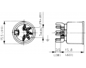 PREH - Châssis vertical pour circuit imprimé