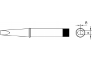 Stiften CT2 voor soldeerbout W201