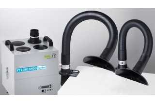 WELLER - Rookafzuigsysteem Zero Smog 4V Kit 2 koker met 2 trechtermonden