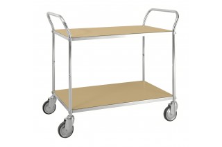  - ESD table trolley  with shelves two handle