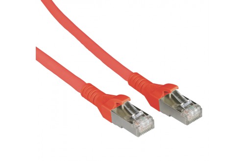  - PATCH CABLE CAT6A 10G 26AWG 0,3M RED