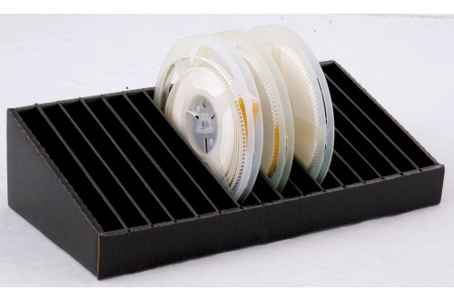 HKM Coated Product - REEL HOLDER 10-CRB (180mm: 16 reels) body + 3 big dividers + 12 small dividers
