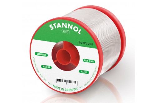 STANNOL - SOLDER WIRE Sn60Pb40 Kristall 400 2,2% (1,0mm-1000g)