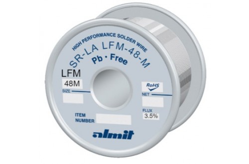 Almit - SOLDER WIRE SR-LA LFM-48-M - FLUX 3,5% - 0,3mm - 500g