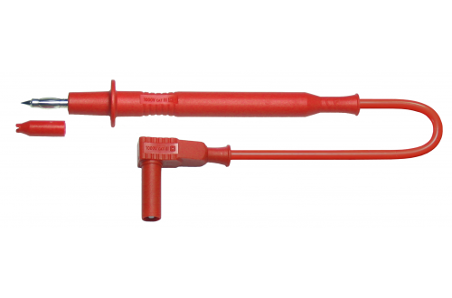 ELECTRO PJP - PVC TEST LEAD D4 + D4 MLS 2,50mm2 100cm RED 4417-D4-IEC