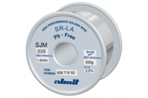 Almit - SOLDER WIRE SJM-03-S - Flux SR-LA 3,5% - 0,5mm - 500g