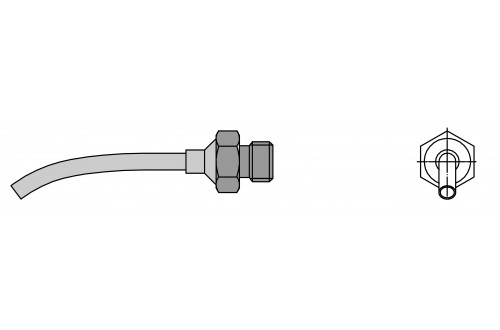 WELLER - Round nozzle long bent R08