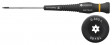 TORX-SCREWDRIVER T9 WITH BORE-HOLE WITH DISSIPATIVE HANDLE