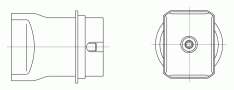 BUSE A AIR CHAUD NQ30  17,5 x 23,5MM