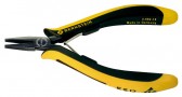 FLAT NOSE PLIERS EUROLINE, 130 MM, DISSIPATIVE BICOLOURED HAND GUARD