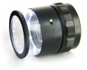IDEAL-TEK - 10x Magnifier with led lights and mm scale