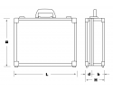  - VALISE ALU ECO I