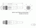  - M12-X CABLE OPEN LEAD 5M