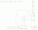 METZ CONNECT - Connector M12 IP67 field montage met flens X-coded