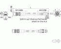 METZ CONNECT - Câble de connexion M12 codage X / RJ45