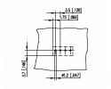 METZ CONNECT - TERMINAL TYPE 60, 4 POLES, STEP 3,50mm