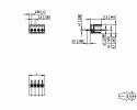 METZ CONNECT - HEADER TYPE 183, 2 POLES, STEP 3,50mm