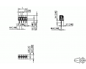 METZ CONNECT - TERMINAL TYPE 60, 8 POLES, STEP 3,50mm