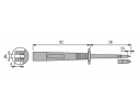 ELECTRO PJP - Sharp steel test tip 