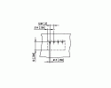 METZ CONNECT - HEADER TYPE 230, 12 POLES, STEP 5,08mm