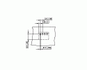 METZ CONNECT - HEADER TYPE 182, 16 POLES, STEP 3,50mm