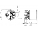 PREH - Vertical frame for printed circuit board