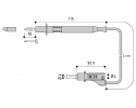 ELECTRO PJP - CORDON SIL PTM/MF R 1m 4111           10