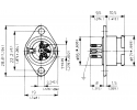 PREH - Locking frame for conventional cabling 