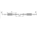 ELECTRO PJP - CORDON PVC N 0,75mm2 M/M 1M 2010      10