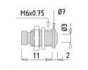 ELECTRO PJP - Support led saillant 3mm