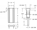  - IC SOCKET USO-624-TL-A-30