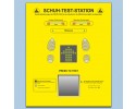  - 3-arm turnstile gate with footwear tester