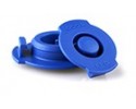 EFD - END CAP OPTIMUM 5cc BLUE  x100