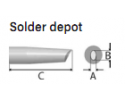 WELLER - LT GW SOLDERING TIP LT-GW 3,5x4,8MM 45d