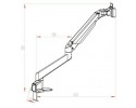 KERN - STEREOMICROSKOOP, TRINOCULAR HSWF10x23, SCHARNIERARM, LED RINGVERLIGHTING