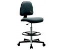 ITECO - CONDUCTIVE STOOL H= 500/700mm, ADJUSTABLE BACK-REST ANGLE, FOOT-PLATE, ARMRESTS,CASTOR