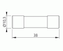 ELECTRO PJP - Fuse 10x38mm SD high breaking capacity