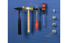 Perforated panel hooks