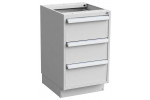 ESD 45/66-7 drawer unit 3-drawer, plinth