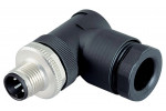 M12-A, angled, duo, metal locking, screw clamp