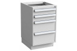 ESD 45/66-6 drawer unit on 4-drawer, plinth
