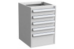 Drawer unit ESD 45/66-5 fixed 5 drawers