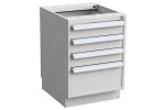 ESD 45/56-3 drawer unit on 4-drawer,  plinth