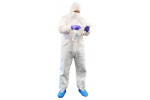 Antistatic disposable coverall