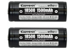 Battery set, 18500 Li-ion