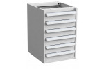 ESD 45/66-1 drawer unit, fitted with 6 drawers