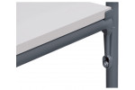 ESD-Reinforcement struts for shelved trolleys