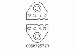 Knives for thermal stripping tool