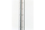 Super Erecta SiteSelect industrial wire shelving post, chrome