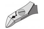 Tip cutter - Angled wide head